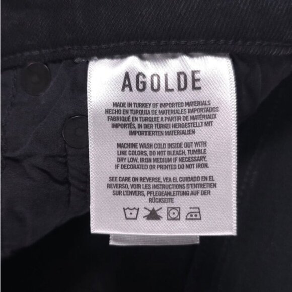 NWT AGOLDE SOPHIE HighRise Skinny Crop Temple Jeans Distressed A018C-844 Size 26 - Picture 16 of 16